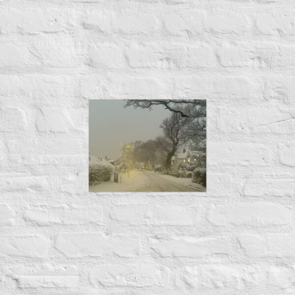 Heol-y-Felin Winter Scene poster - Image 4