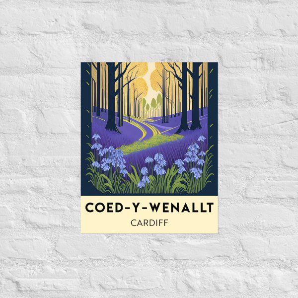 Coed-y-Wenallt vintage-style poster - Image 4