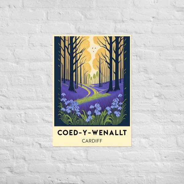 Coed-y-Wenallt vintage-style poster