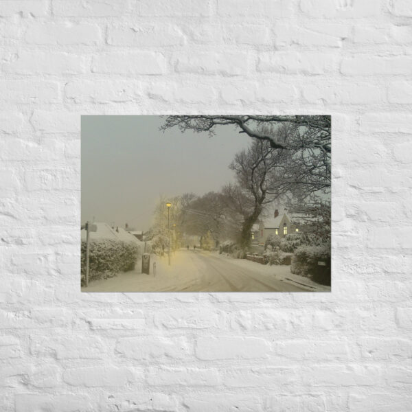 Heol-y-Felin Winter Scene poster - Image 2