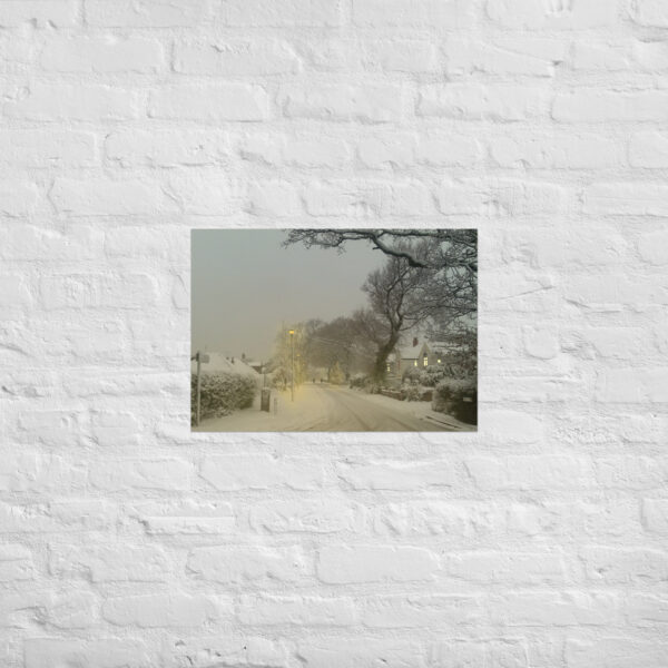 Heol-y-Felin Winter Scene poster - Image 3