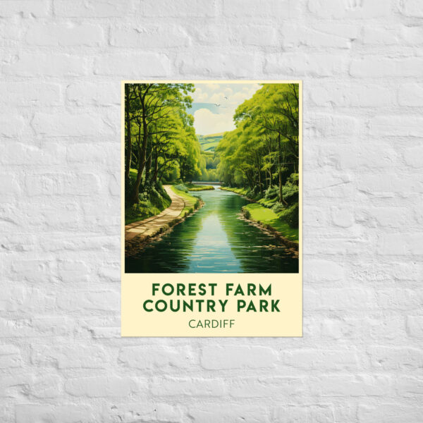 Vintage Forest Farm poster - Image 2