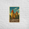 Vintage Castell Coch poster
